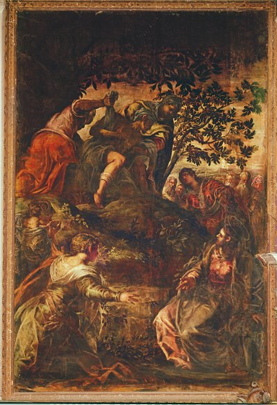 Die Auferweckung des Lazarus, ca. 1575 von Jacopo Robusti Tintoretto